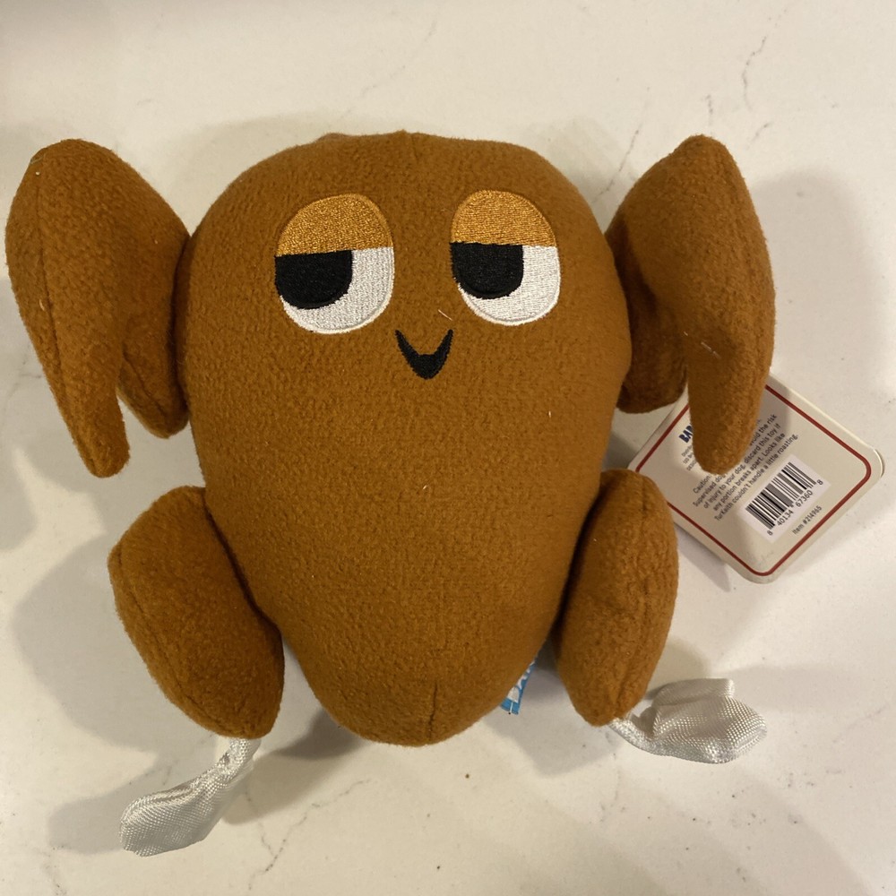 Bark Box Dog Toy Treat Trap Thanksgiving Turkey TurKeith Squeak Crinkle New Sz L