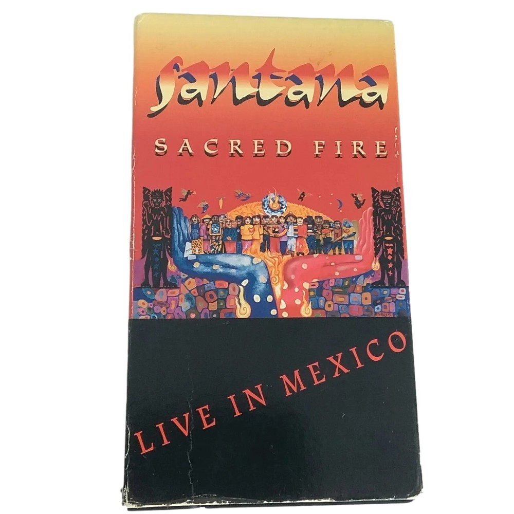 Santana Sacred Fire VHS 1993 Live In Mexico Carlos Santana