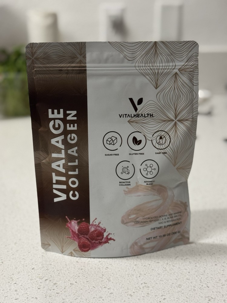 Vitalhealth Vitalage Sugar-Free Gluten-Free Bioactive Collagen Supplement