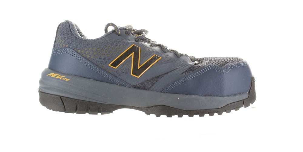 New Balance Mens Gray Safety Shoes Size 7 (2E)
