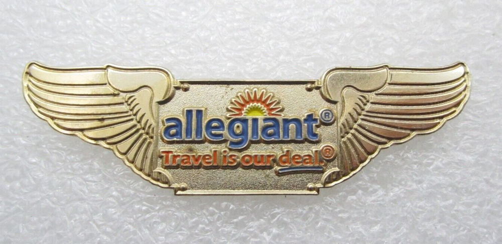 Allegiant Travel is Our Deal Lapel Pin (D2)
