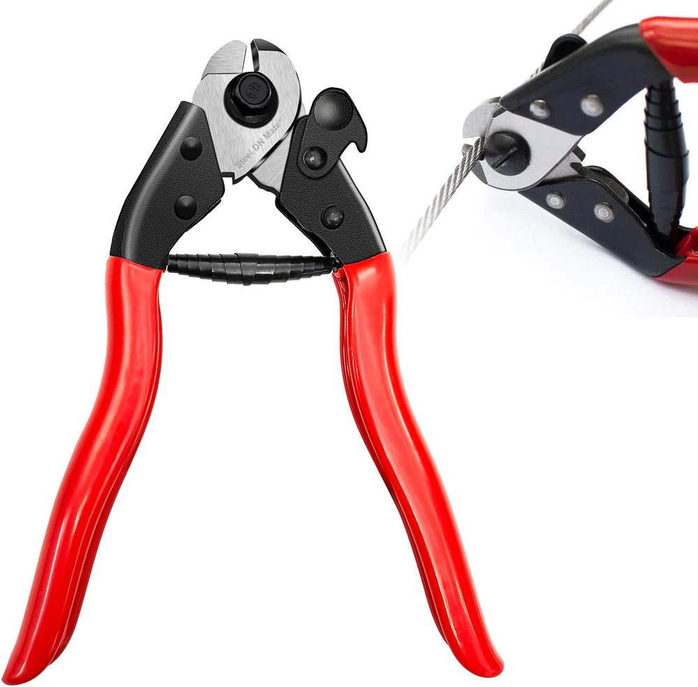 7.6-inch Heavy Duty Steel Wire Cutter for 5/32-inch Wires and Ropes
